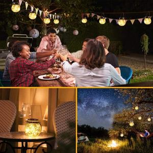 Lámpara Solar LED para Exteriores con Diseño de Bola de Cristal, Decoración Navideña, 10, 50, 30, Personalizada, 20, 80 - Product Image 6