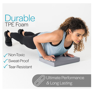 Custom Logo Oefeningsbalans Kniebeschermer 45Cm Antislip Fitness Yoga Schuimmat Met Kussens Voor Stabiliteitstraining Fysiotherapie - Product Image 5