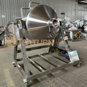 Máquina mezcladora de polvo de tambor de capacidad personalizada Mezclador de materiales de acero inoxidable 304 - Product Image 6
