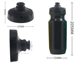 All'ingrosso Multicolor Unisex Fitness bicchieri portatili spremere plastica ciclismo sport bottiglia d'acqua - Product Image 2