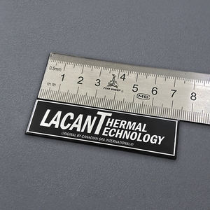 Autocollant professionnel de logo en aluminium brillant à effet miroir auto-adhésif en aluminium personnalisé - Product Image 3