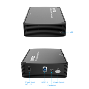 FIDECO Usb3.0 Caja de disco duro de 35 pulgadas Caja de caja de 3,5 "Sata HDD para disco duro <span class=keywords><strong>WD</strong></span> - Product Image 4
