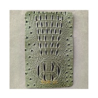 Tissu en cuir artificiel en cuir de Crocodile de haute qualité en relief PU sac de canapé vêtement à des fins décoratives revêtement extensible