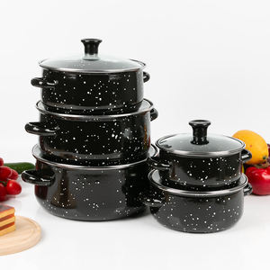 LOVFE Vente Directe Usine Ensemble 5 Pièces Design Moderne Ustensiles de Cuisson <span class=keywords><strong>en</strong></span> <span class=keywords><strong>Fonte</strong></span> Poêle et Cocotte pour Cuisine Domestique - Product Image 6