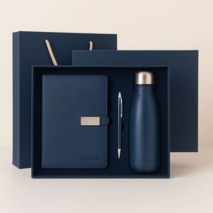 Wholesale Notebook Pen Bottle <b>Gift</b> <b>Set</b>, Custom Logo Corporate Stationery and Drinkware Kit for B2B Promotion - Product Image 1