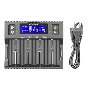 <span class=keywords><strong>Chargeur</strong></span> de batterie LiitoKala Lii-D4XL avec écran LCD pour batteries 21700, 18650 (Li-ion 3.7V), LiFePO4 (3.2V), NiMH/Cd (1.2V), 26650, 26700, 32700, <span class=keywords><strong>D</strong></span>, AA, AAA, 9V - Product Image 3