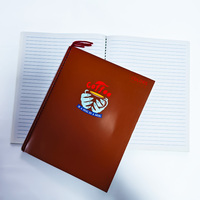 Carnet à spirale personnalisé en fil de laine, 80 feuilles, papier épais, cahier d'exercices pour étudiants et bureau, approvisionnement direct usine