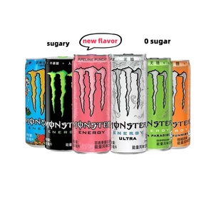 Preço de Atacado 330ml 24 Latas Bebida Energética Taurina Vários Sabores Bebida Energética Carbonatada - Product Image 6