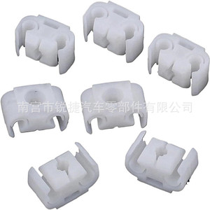 Support de tuyau de frein Volkswagen Audi 811611797, pince à 2 trous en plastique pour usage automobile - Product Image 5
