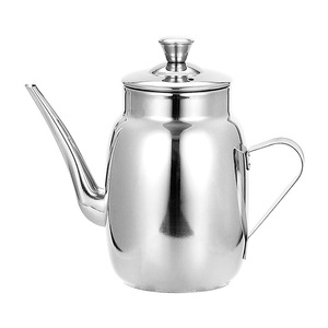 Stainless Steel Oil Can J Nanwan 304 Material Leak Proof For <b>Kitchen</b> Oil Vinegar Soy Sauce <b>Storage</b> - Product Image 2