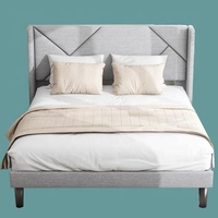 Elastica Copertura Per Testiera Per Letto Imbottito/Legno/Pelle Copri Testata Del Letto Matrimoniale Singolo Rettangolare/Leggermente Stondata Fodera Testiera Letto Prote(Lunghezza:120-140cm,Rosso1