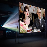Film de Projection arrière gris de tissu d'écran Transparent de haute qualité de vente d'usine 0.3MM pour les écrans de projecteur 3D 4K