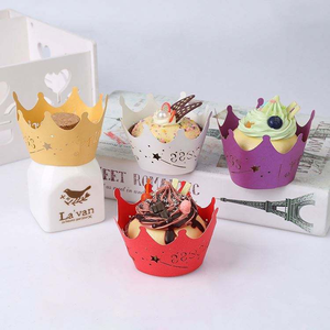 กระดาษห่อคัพเค้กเจ้าหญิง กระดาษตกแต่งขอบเค้ก กระดาษห่อแบบใช้แล้วทิ้ง อุปกรณ์จัดงานปาร์ตี้มัฟฟิน - Product Image 2