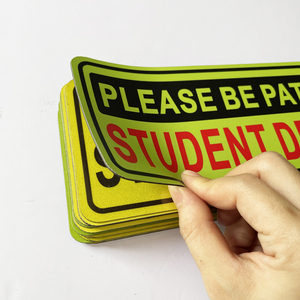 Autocollants pour conducteurs débutants, personnalisés, nouveaux étudiants, conducteurs débutants, aimant pour voiture, autocollant de signalisation - Product Image 6