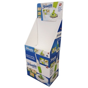 Vente flash : bac de présentation pliable en carton ondulé écologique, design personnalisé, pour la promotion publicitaire - Product Image 1