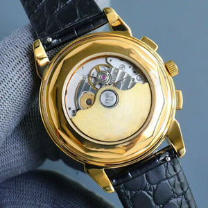 Montre mécanique de luxe en or, haute qualité, multifonctionnelle, design phase de lune - Product Image 5