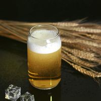 Accueil Produits Verre à boire Gobelet 330ml Verre clair personnalisé pour canette de bière