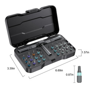 24 in 1 Multi-Function Ratchet <b>Screwdriver</b> <b>Set</b> Torque Tool Magnetic <b>Bits</b> Tools Household Repair 24 in 1 Tool <b>Sets</b> 24 in 1 24 in - Product Image 6
