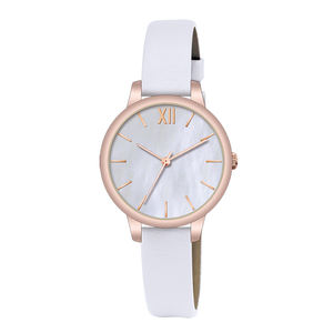 Virtue Montre-bracelet à <span class=keywords><strong>quartz</strong></span> pour femme Nouveau design Cadran en marbre Montre de luxe en cuir <span class=keywords><strong>blanc</strong></span> Vente en gros de <span class=keywords><strong>quartz</strong></span> de mode style marbre - Product Image 1