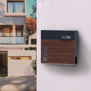 Boîte aux <span class=keywords><strong>lettres</strong></span> murale pour appartement, livraison express, boîte aux <span class=keywords><strong>lettres</strong></span> à ouverture de porte, boîte postale, boîte à <span class=keywords><strong>lettres</strong></span> à travers la porte - Product Image 1