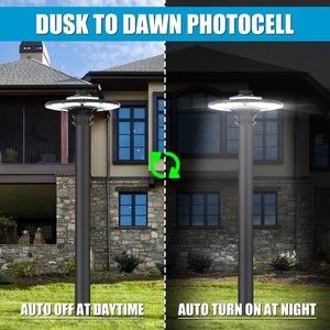 post top lamps outdoor garden lamps <b>LED</b> AREA <b>LIGHT</b> 200W/150W/120W 28000LM with aluminum garage road lighting - Product Image 1