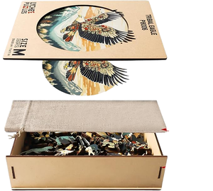 Puzzles éducatifs en papier, bois et plastique, personnalisables, tendance, haute qualité, vente en gros, 14 ans et plus, 101 à 500 pièces - Product Image 1
