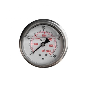 고정밀 2.5 인치 <span class=keywords><strong>u</strong></span> 튜브 액체 후면 입구 압력계 - Product Image 2