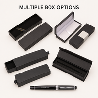 Stylo Roller en Métal Personnalisé avec Boîte Cadeau, Logo Gravé au Laser ou Imprimé par Sérigraphie, Cadeau Promotionnel d'Entreprise