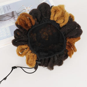Cheveux <span class=keywords><strong>Chignon</strong></span> Chenille Tresse Postiche Dreadlock Cheveux <span class=keywords><strong>Chignon</strong></span> Afro Puff Postiche - Product Image 5