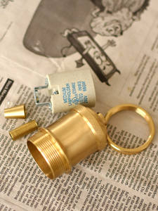 Grand support de lampe à suspension Edison rétro à tête unique en laiton et cuivre avec pièces entièrement en cuivre 111V~240V Chine - Product Image 4