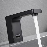 Robinet de lavabo à capteur, robinet économiseur d'eau, robinetterie en laiton, robinet automatique sans contact, robinet de lavabo de salle de bain