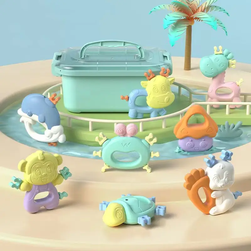 Meerestier und Raupe Babyspielzeug beste Babyspielzeuge für 6 Monate