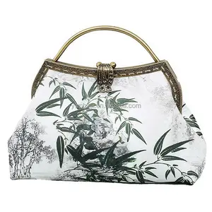 Women Chinese Classical Embroidery Purse Vintage Embroidery Clutch HandBag