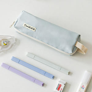 Estuche para lápices impermeable de nailon Cotton Road, bolsa de almacenamiento portátil de estilo japonés, ligera y sencilla, caja de papelería de gran capacidad - Product Image 4