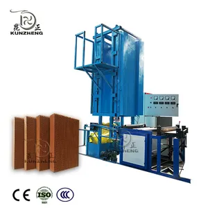 High Quality 1100 105g/95g paper cooling pad production line air cooler machine for poultry house animal cooling