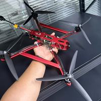Kit de châssis de drone en alliage d'aluminium pour débutants, transmission longue portée 10 km