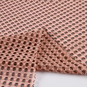 Custom Design Ladies Blouse Mesh Polyester Clothing Hacci Definition Single Jacquard Fabric Pakistan