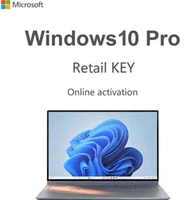 Clé de licence originale Win10 Pro Retail, clé numérique, activation en ligne pour Windows 10/11 Pro, clé à vie