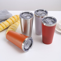 Vaso Térmico de Doble Pared con Impresión Personalizada, Vaso de Viaje de Acero Inoxidable Aislado de 16 oz con Pajita para Fiestas