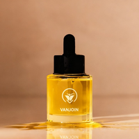 Nouveauté personnalisée, flacon compte-gouttes en verre cylindrique vide de 30 ml, 50 ml, 100 ml pour sérum cosmétique, huile capillaire et huile essentielle