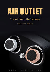 Difusor de Aire para Automóvil de Aleación de Aluminio Hexagonal, Aroma Duradero, Fragancia Portátil para Regalos - Product Image 5