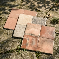 Carreaux de céramique antibactériens et résistants à l'usure 200x200mm, style rétro méditerranéen, pour cuisine, salle de bain, chambre, supermarché, restaurant, bar
