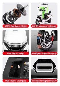 Bicicleta <span class=keywords><strong>El</strong></span>éctrica WindChaser con Batería de Plomo-Ácido de 1000W, Alcance de 30-40 km, Batería de Plomo-Ácido de 10-20Ah, Scooter <span class=keywords><strong>El</strong></span>éctrico Urbano de Dos Ruedas - Product Image 3