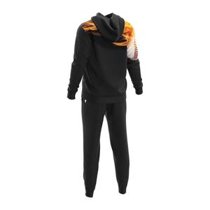 เสื้อฮู้ดดี้ออกกำลังกายแบบสวมหัวสำหรับผู้ชาย ดีไซน์ใหม่รับฤดูใบไม้ร่วง รับผลิตแบบ OEM ODM พร้อมโลโก้ตามสั่ง  เสื้อเบสบอลแบบมีฮู้ด - Product Image 6