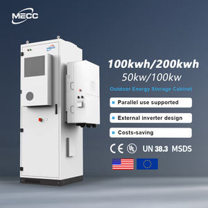 Gabinete ESS Todo en Uno para Exteriores, Inversor de 50KW 100KW con Paquetes de Baterías Solares de 100kWh, Sistema de Almacenamiento de Energía Solar de Litio ESS - Product Image 1