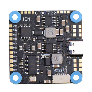 Controlador de Vuelo JHEMCU GF30F722-ICM F722 Baro OSD 10V Dual BEC 3-8S 30.5X30.5mm de Metal y Plástico para Drones RC HD - Product Image 1