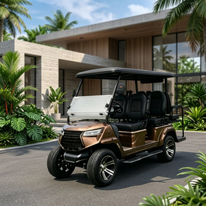 Voiturette de golf électrique de luxe 4 places 72V au lithium avec moteur 5000W, autonomie de 90 km, personnalisable pour la chasse et l'utilisation sur routes non publiques - Product Image 5