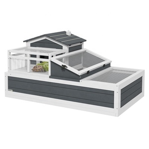 <span class=keywords><strong>Terrarium</strong></span> en bois de luxe haut de gamme à 3 compartiments, cadre en acier inoxydable, habitat écologique <span class=keywords><strong>pour</strong></span> la reproduction des tortues, grande boîte - Product Image 6