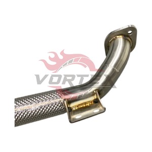 Tubo de Escape Personalizado Vortex para Porsche 718 Boxster Cayman, Colector de Escape de Acero Inoxidable con Protector Térmico - Product Image 6