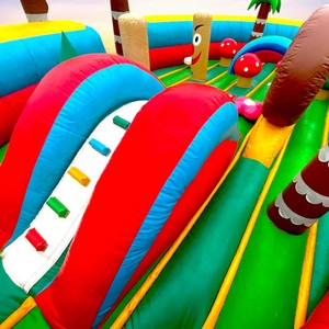 Sunny the Snail's Toddler Bounce House, parque infantil inflable con tema tropical para niños pequeños, Tobogán de <span class=keywords><strong>Caracol</strong></span> inflable para niños - Product Image 6